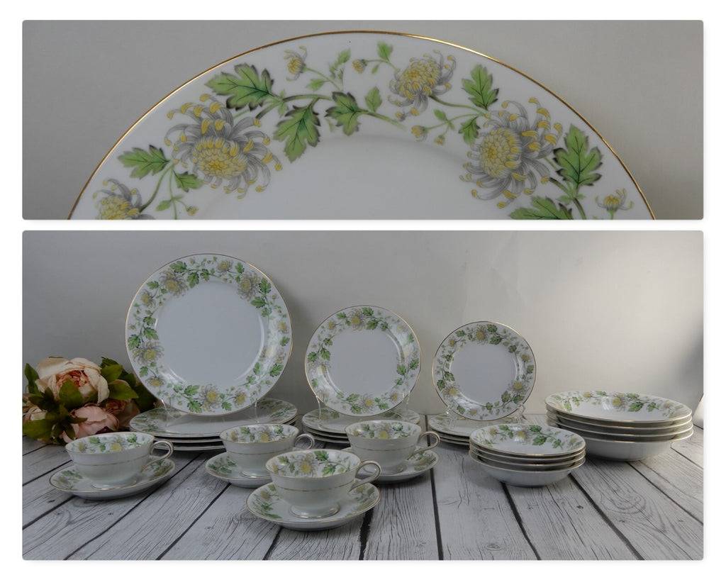 28 Pc 7-Piece 4 Place Setting Noritake "Stanford 5220"