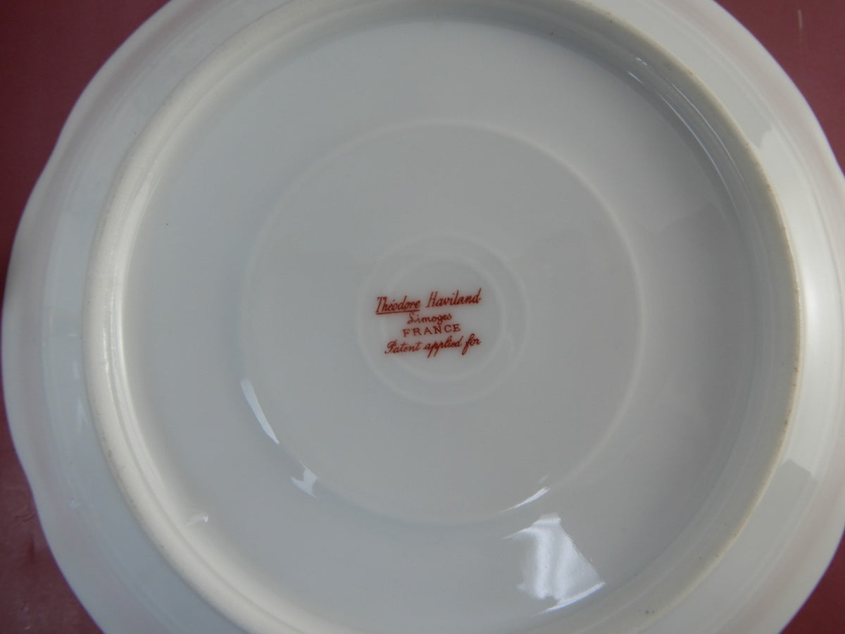 Vintage Theodore Haviland Limoges Bouillon Cup & Saucer