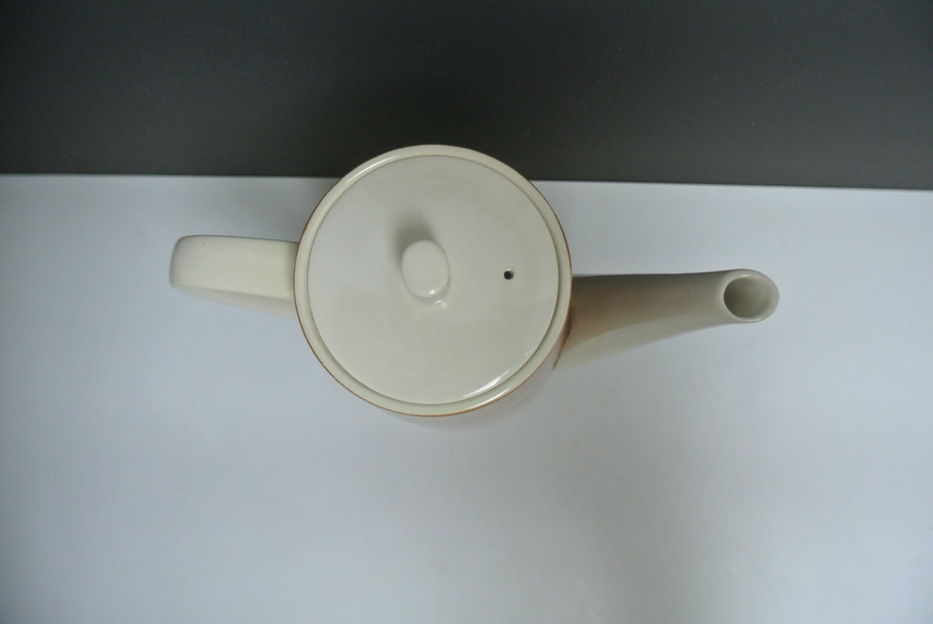 Vintage Genuine Ironstone HARMONY HOUSE  Brown Coffee Pot