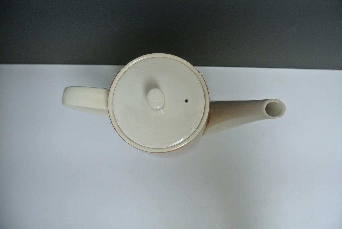 Vintage Genuine Ironstone HARMONY HOUSE  Brown Coffee Pot