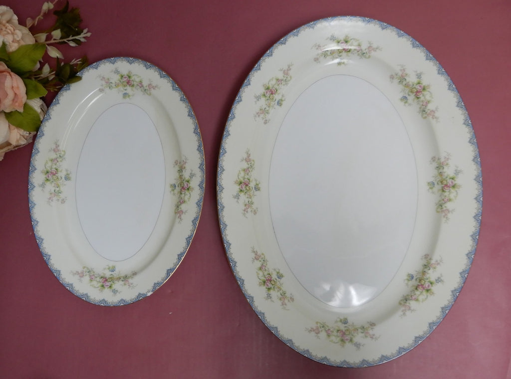 Set of Six Serving Pieces Meito China N.S.P.(Nagoya Seito Porcelain) Japan