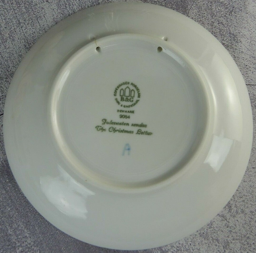 Set Of 5 Bing & Grondahl 1980-84 Annual Holiday Christmas Decorative Plates