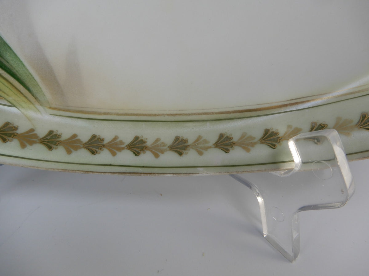 RS Prussia Reinhold Schlegelmilch Tillowitz Porcelain 11" Oval Shallow Tray
