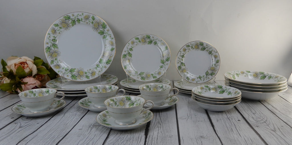 28 Pc 7-Piece 4 Place Setting Noritake "Stanford 5220"