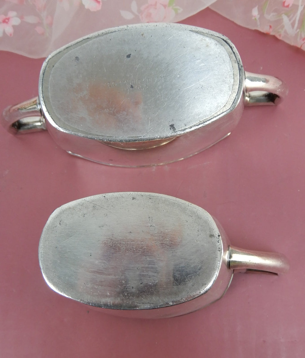 Paul Revere Community Plate Sugar Bowl & Creamer Set Silver Plate 14902 & 14903