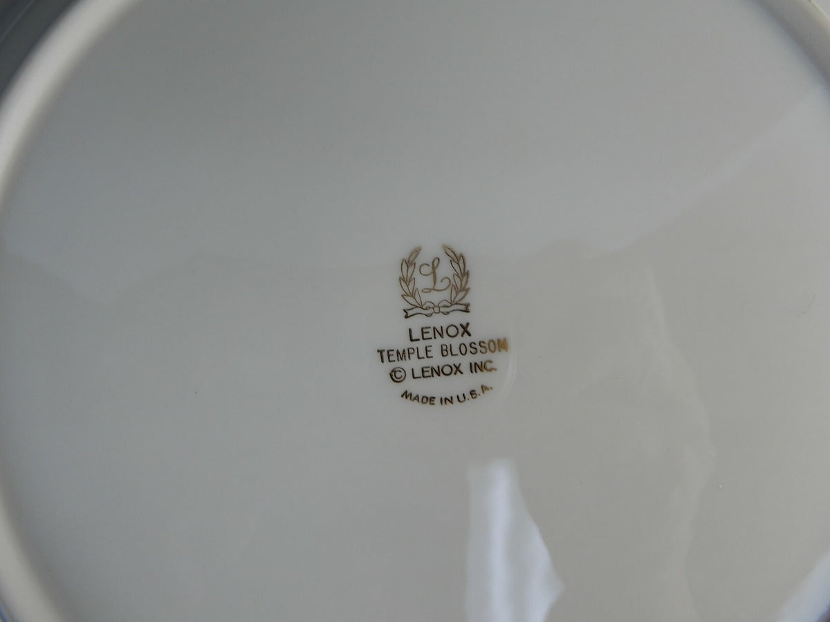 Lenox China Temple Blossom Made in U.S.A .Set of  Dinner Plate and B/B Plate