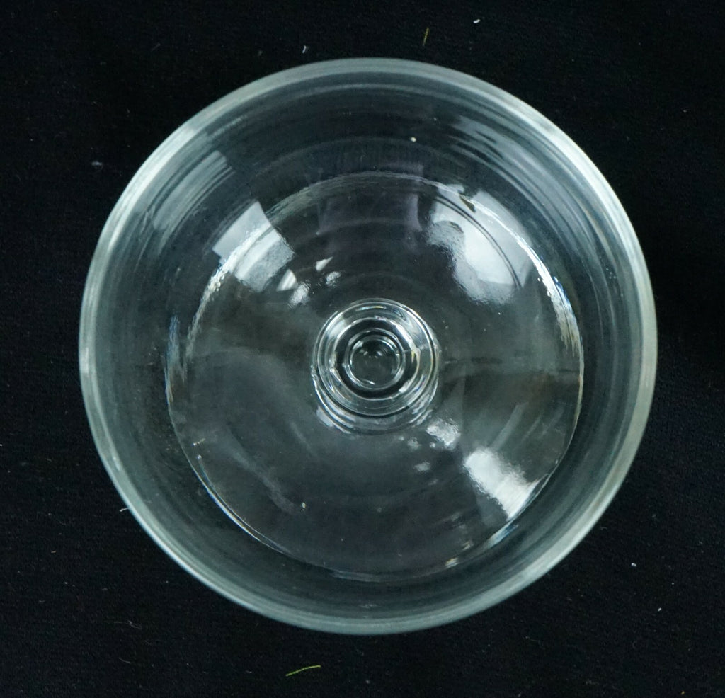 Set of 5 Clear Glass Champagne /Sherbet Glasses Decorative Collection Home Decor