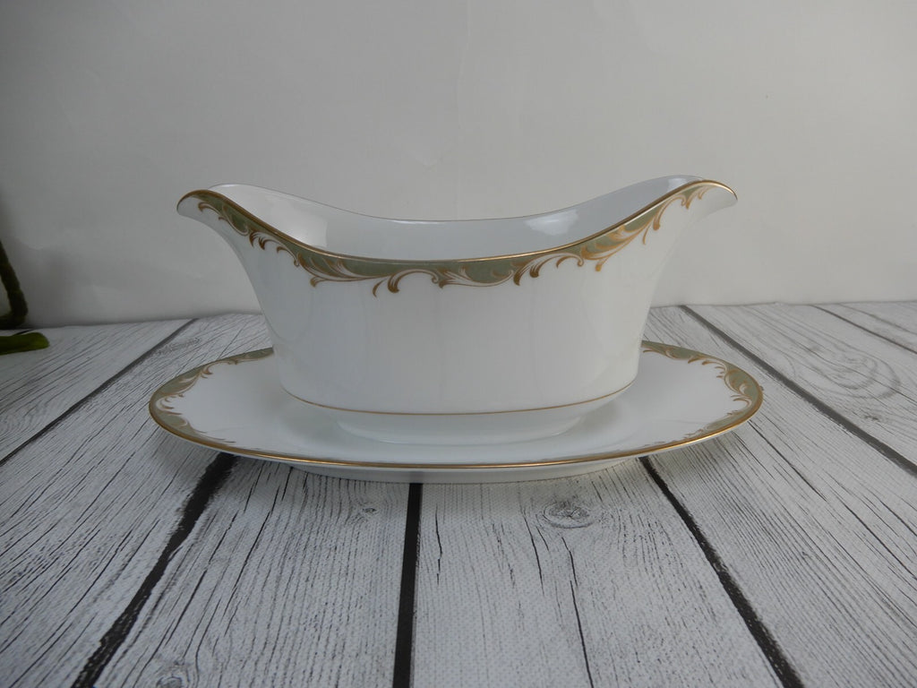 Vintage Sango China "Chateau" Set of Gravy Boat ,Sugar Bowl,Creamer