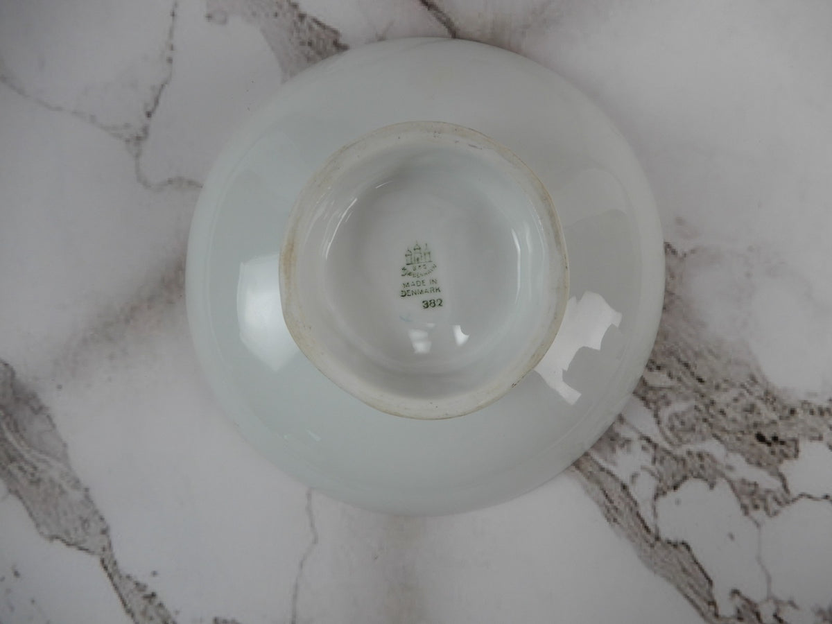 1950s Bing And Grondahl Denmark Edelweiss Blue Floral Compote/bonbonnière Dish