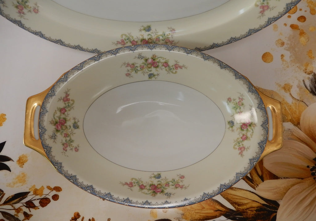 Set of Three Serving Pieces Meito China N.S.P.(Nagoya Seito Porcelain) Japan