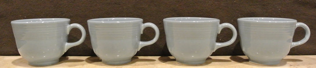 4 Fiesta Periwinkle Light Blue Fiesta Cups Homer Laughlin Fiesta Ware