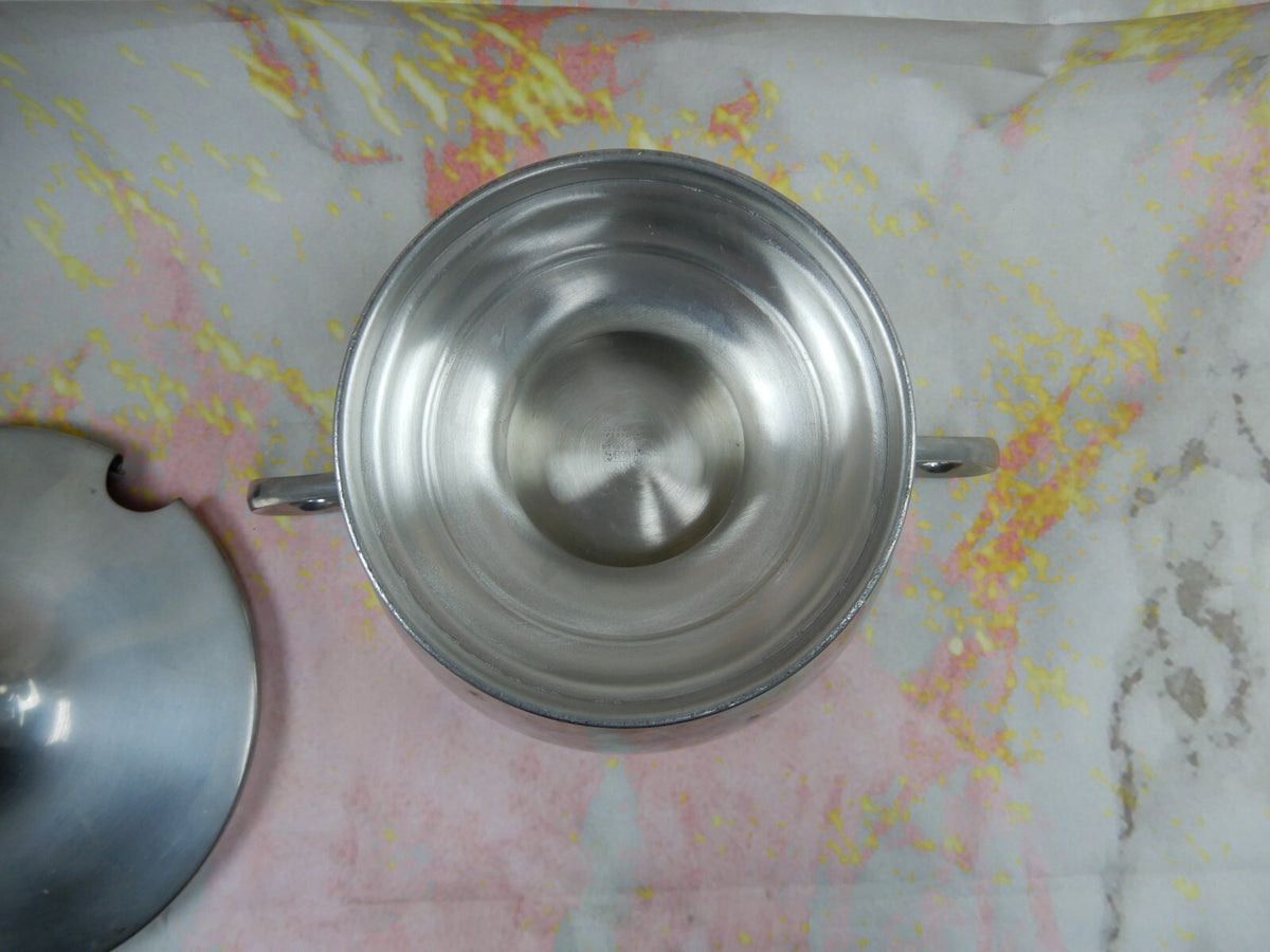 Vintage Boardman Colonial Pewter Tureen/Grog Bowl W/Lid No Ladle