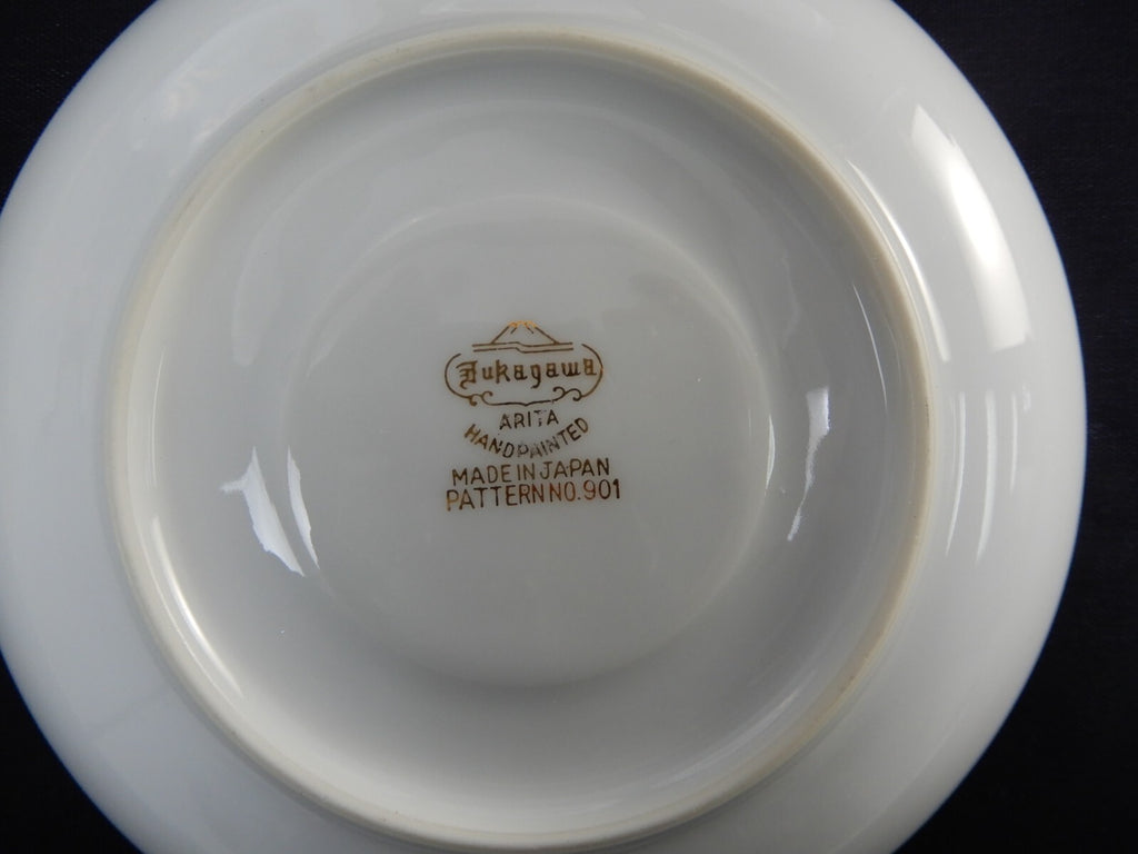 28 Pieces 7-Piece 4 Place Setting Porcelain of FUKAGAWA Arita Japan ~Gold Bamboo