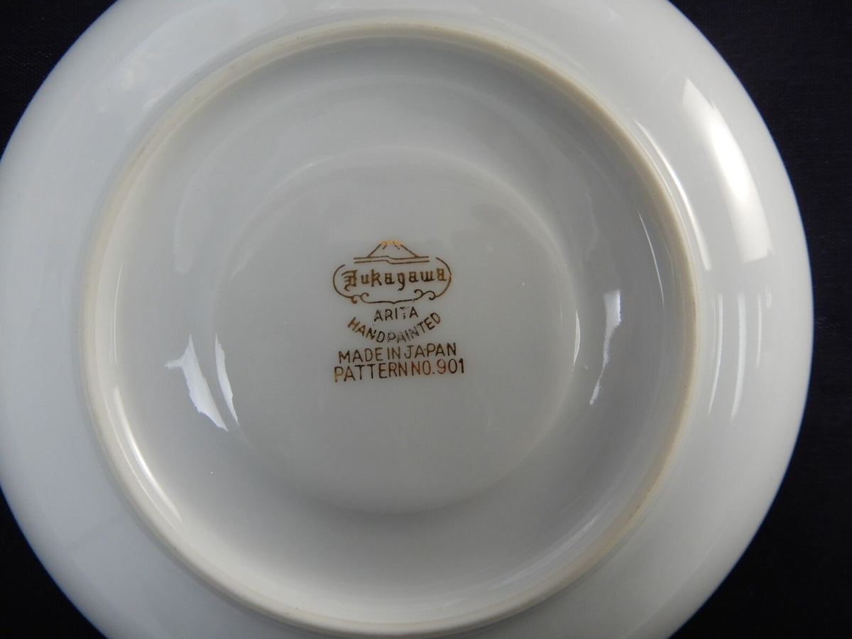 28 Pieces 7-Piece 4 Place Setting Porcelain of FUKAGAWA Arita Japan ~Gold Bamboo
