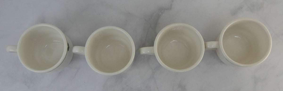 Vintage Shenango China Ware New Castle, Pa Set of 4 Cups,4 Saucers,4 Plates