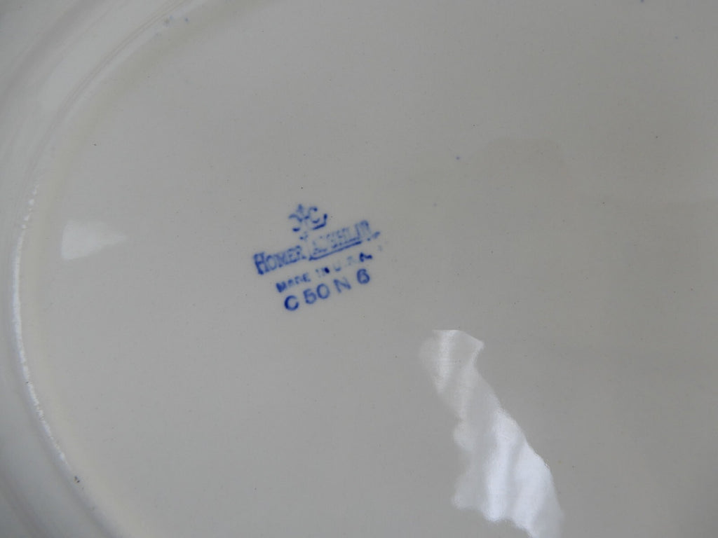 Homer Laughlin Blue Willow 11-3/4" Platter and 13" No Mark Platter