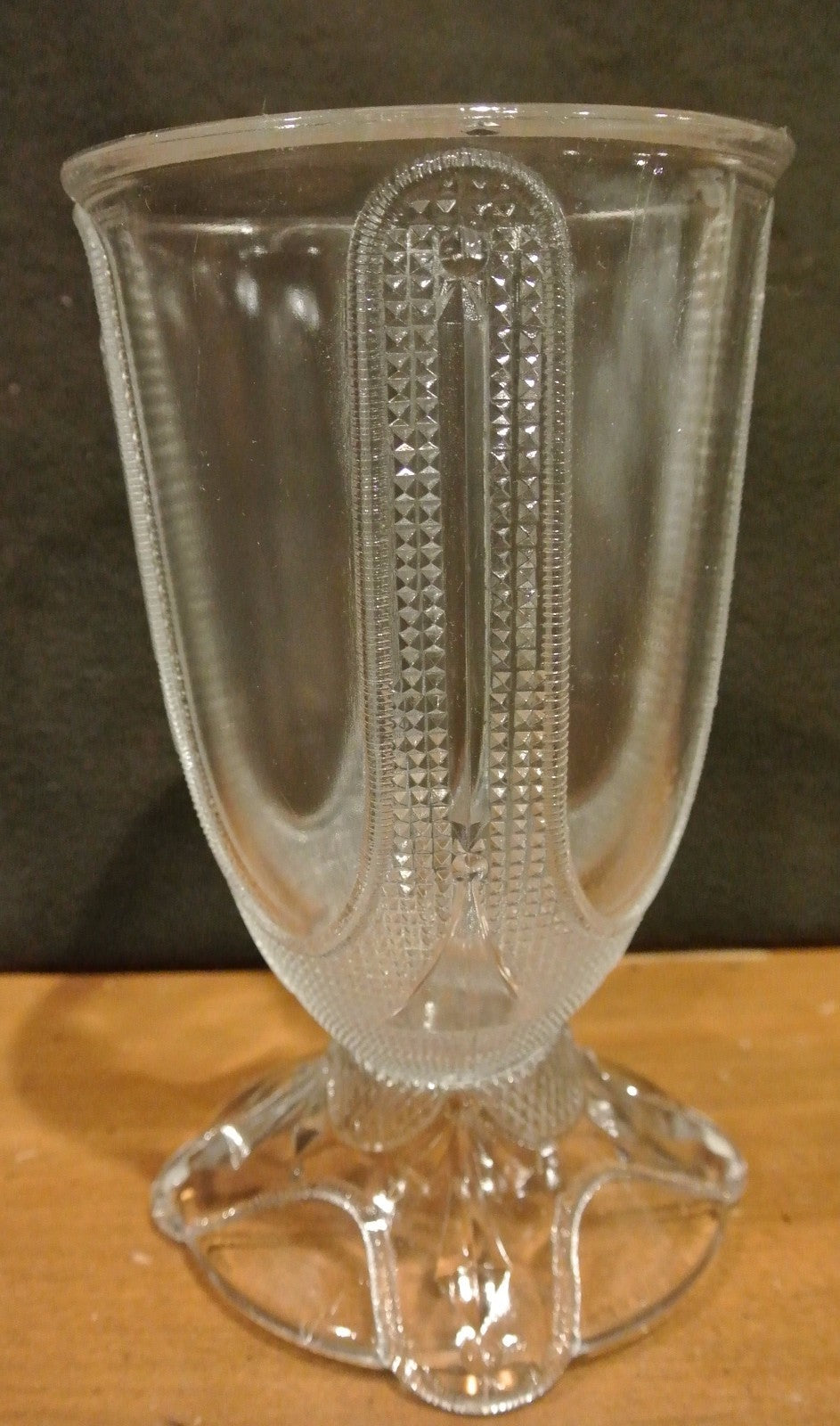 Curtain Tie Back Spooner Early American Pattern Glass Adams & Co Glass, Bowl