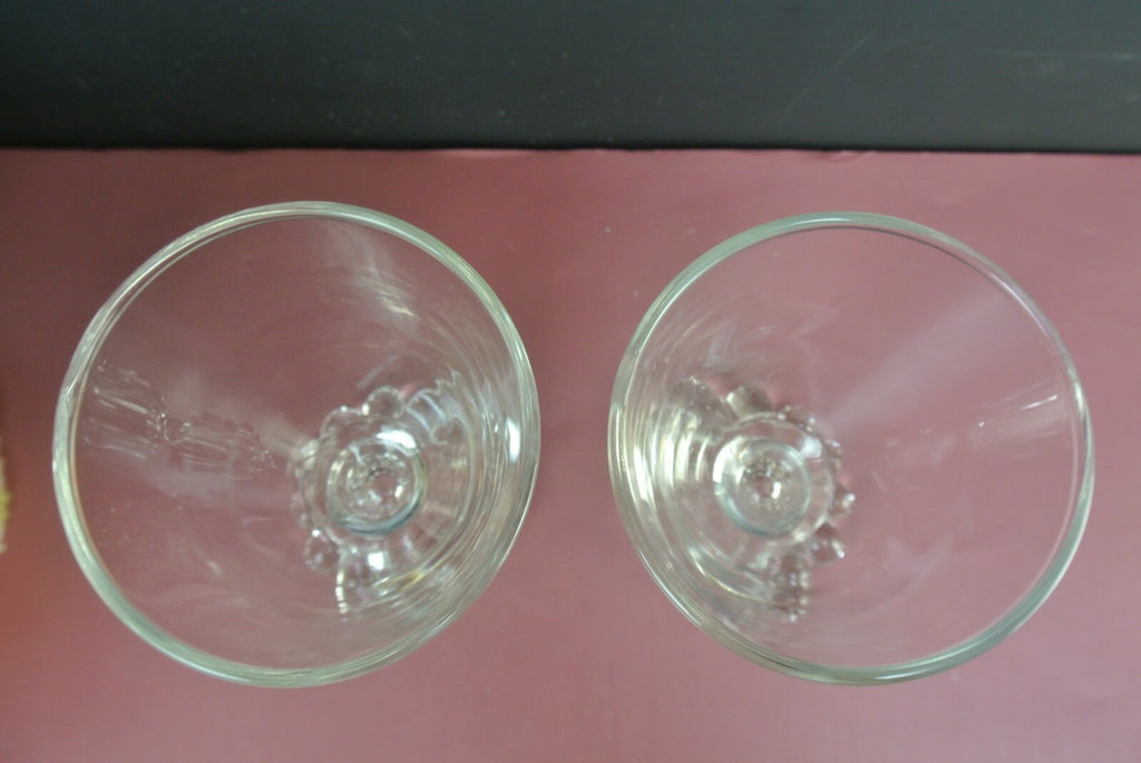 Vintage Anchor Hocking Boopie Hobnail Juice Glasses Set Of 4