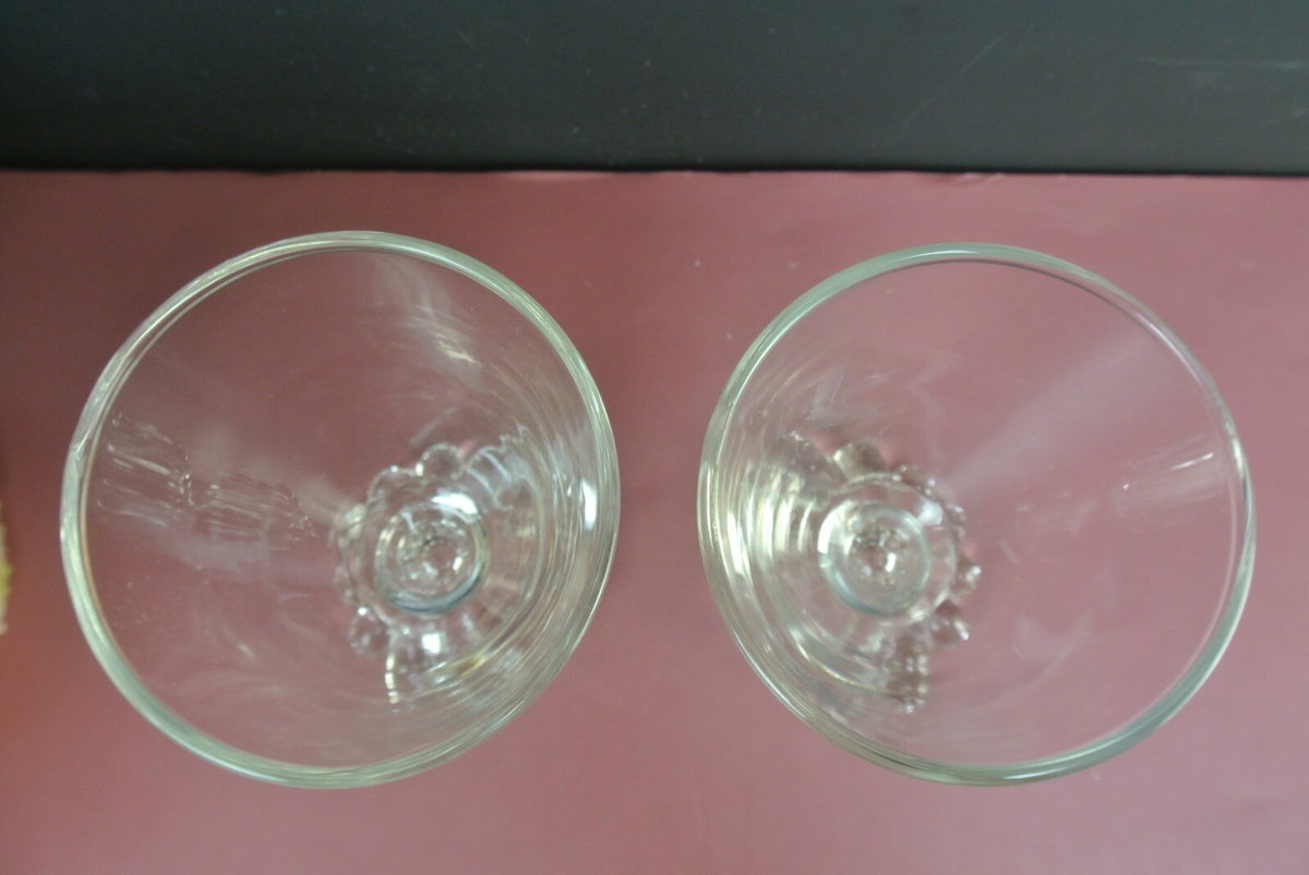 Vintage Anchor Hocking Boopie Hobnail Juice Glasses Set Of 4