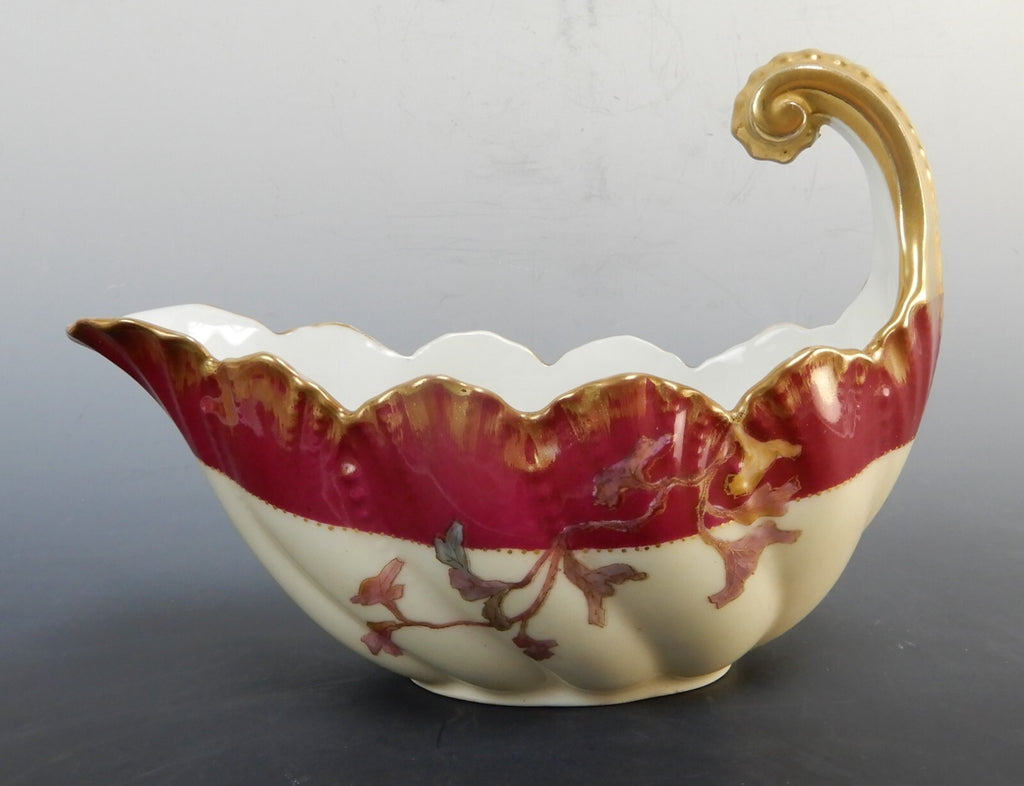 Vintage Limoges Alfred Lanternier AL Anchor 1890s Mark Gravy Bowl NO UNDER-PLATE