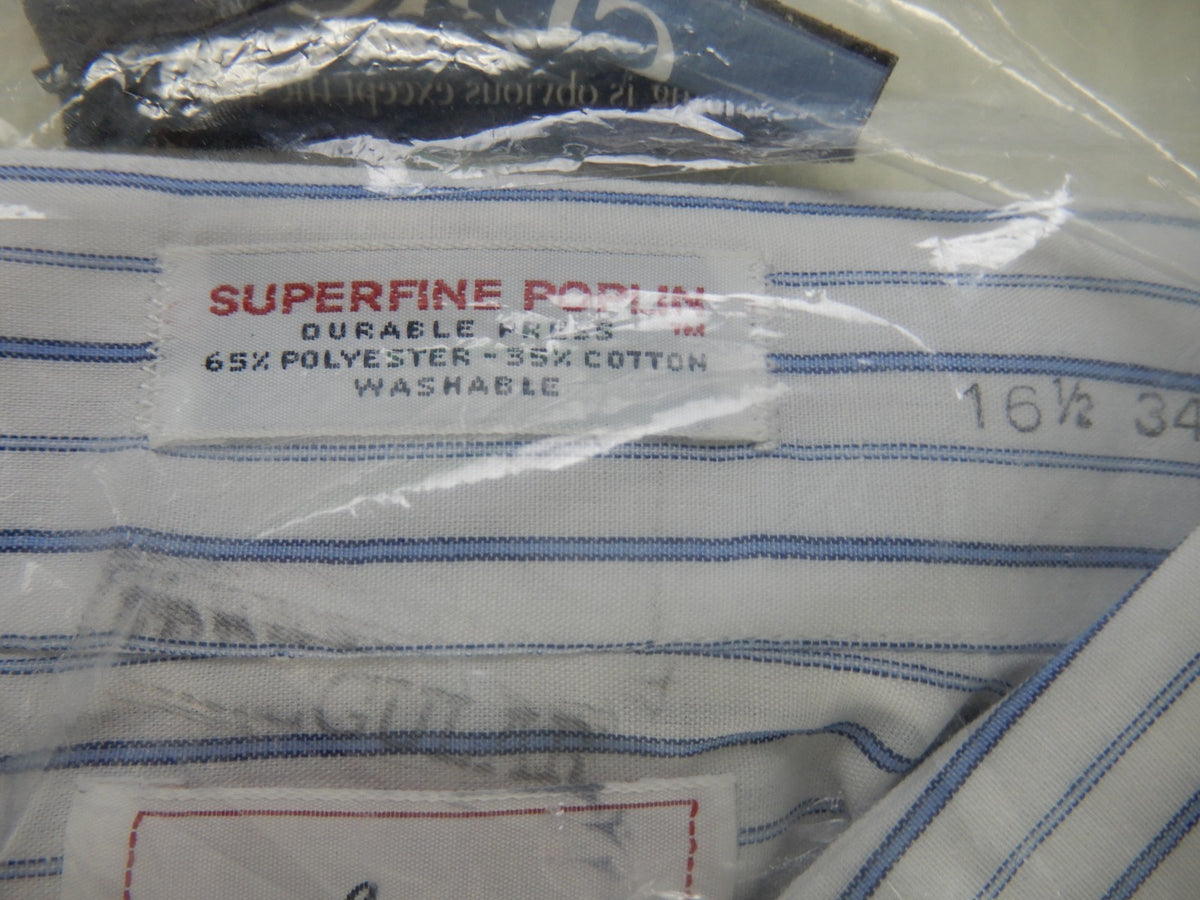 Lot of 4 New in Bag Long Sleeve Shirts Men's 16-1/2 -35 and 34