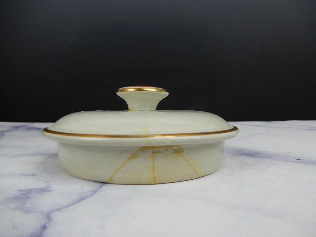 Royal Copenhagen Aluminia Oranja Tureby Square Tea/Coffee Pot