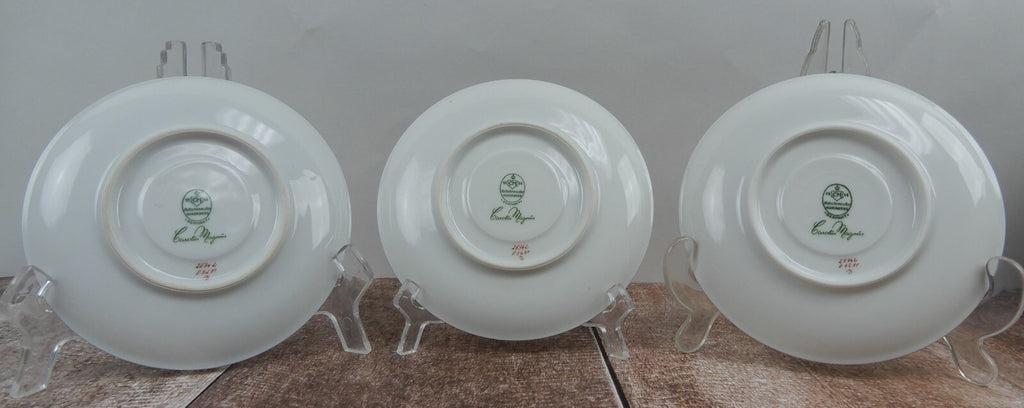 Vintage 5-Piece Mismatch Gold Accented Tea Set With Cups and Saucers (Germany)