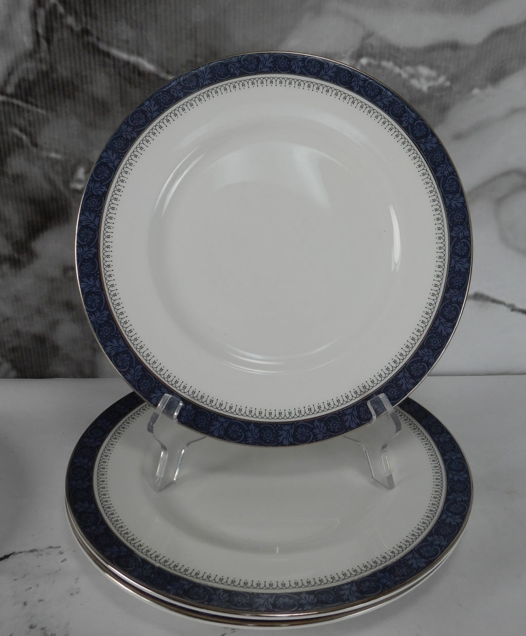 Vintage Royal Doulton Sherbrooke H. 5009 Pattern~Set of 4 Dinner Plates
