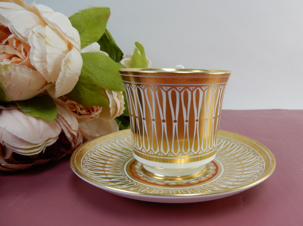 Vintage Royal Chelsea Cathedral Pattern England Cup & Saucer