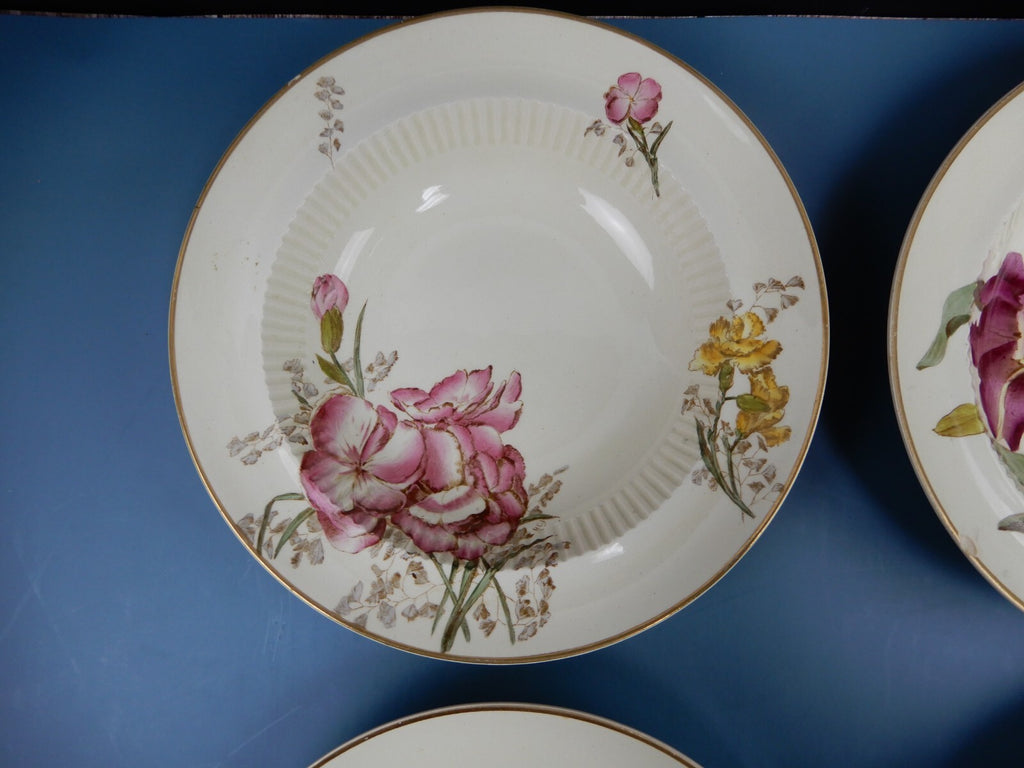 Vintage CJ & Sons China England Set of 4 Soup Bowls