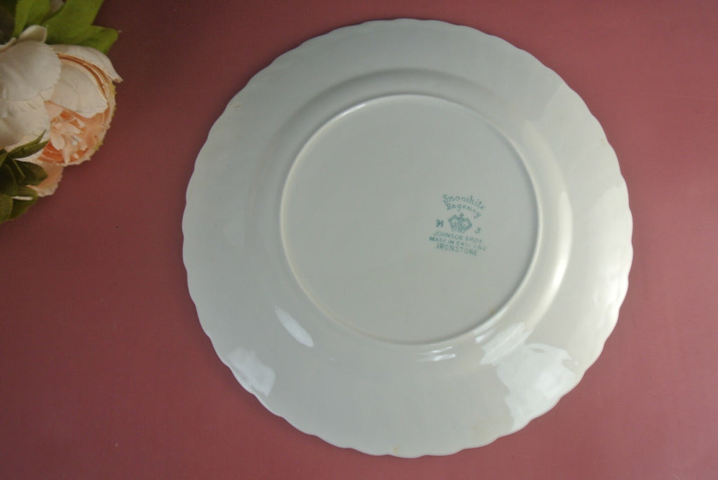 Mismatched Set Of Johnson Bros. Ironstone Dinnerware 6 Pieces