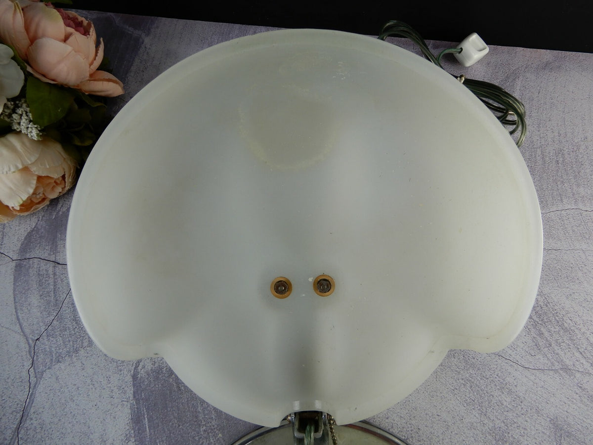 Vintage/Antique Milk glass Backlit Mirror