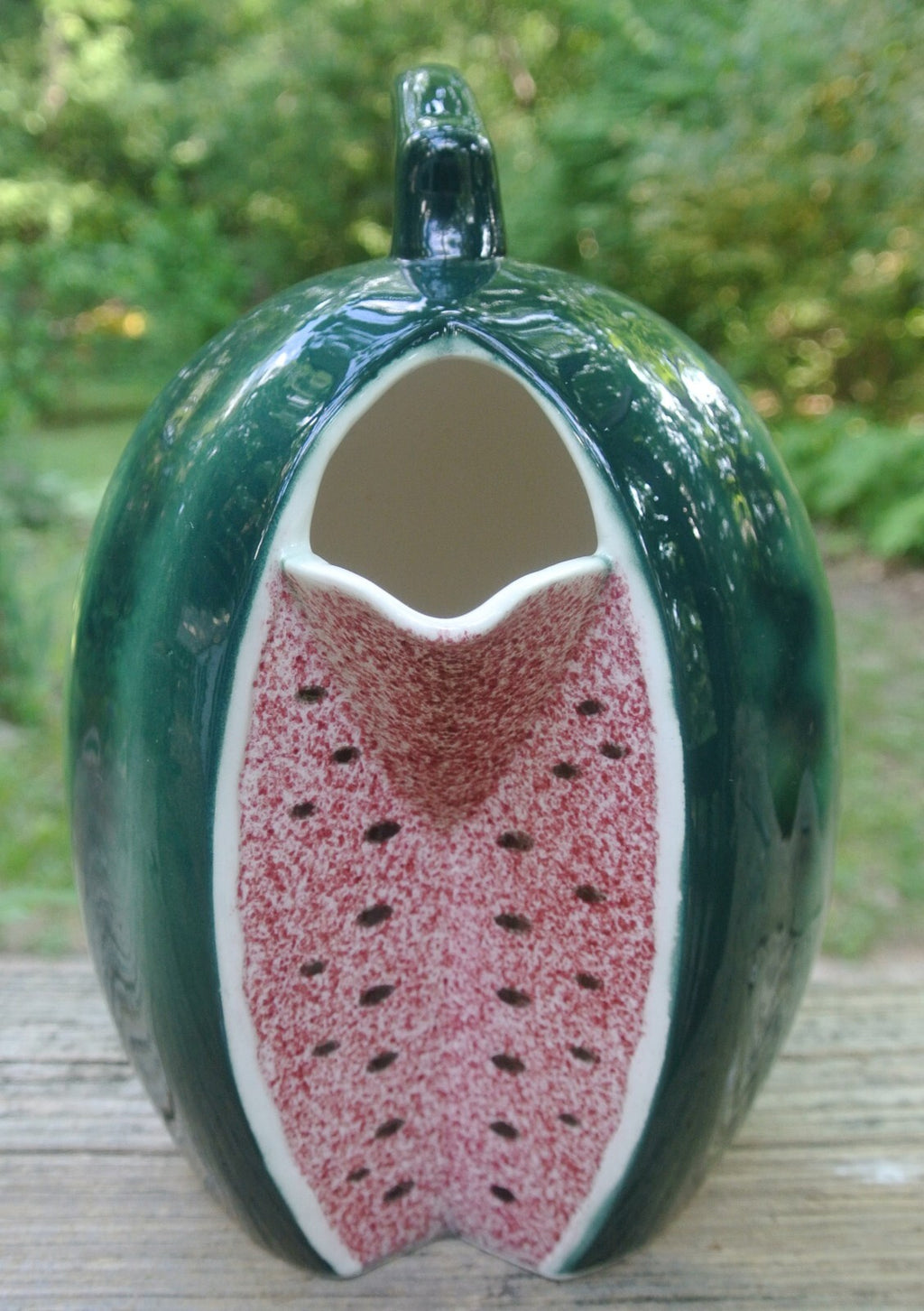 Vintage Ceramic Watermelon by Stafford Original 1983 Pitcher Made in Japan