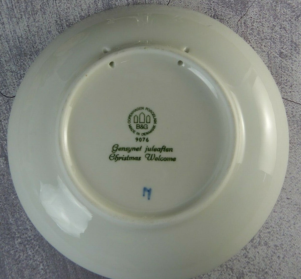 Set Of 5 Bing & Grondahl 1976-1979 & 1995 Annual Christmas Decorative Plates