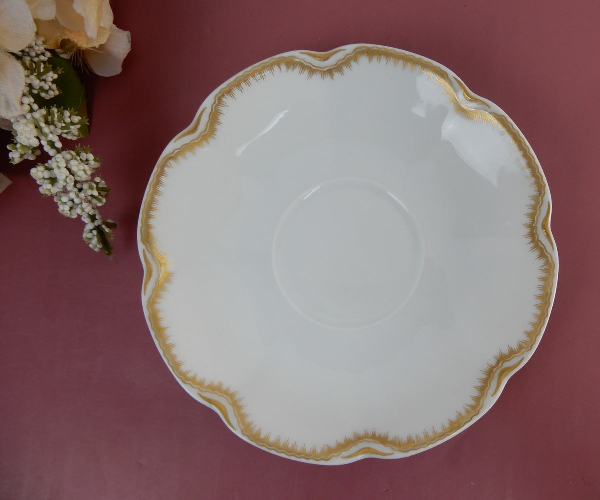 Vintage Theodore Haviland Limoges Bouillon Cup & Saucer