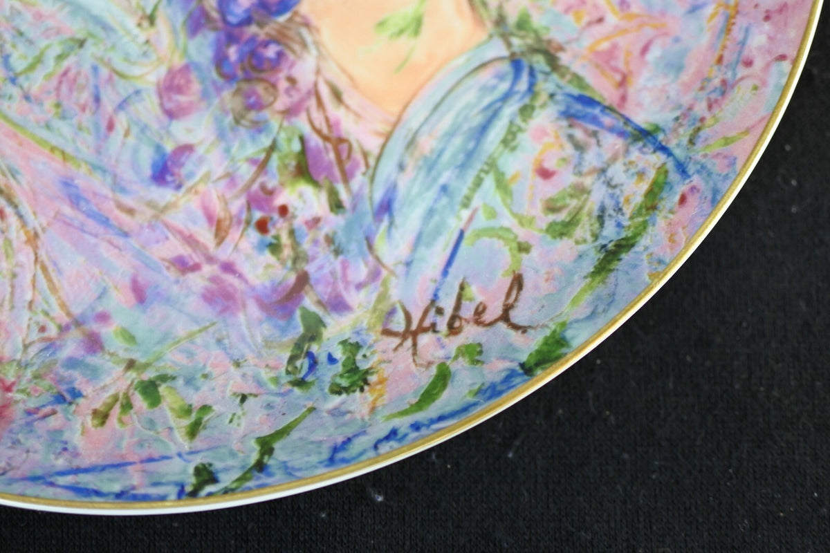 Lot Of Three Hibel Decorative Collector Plates Made By Knowles And Rosenthal