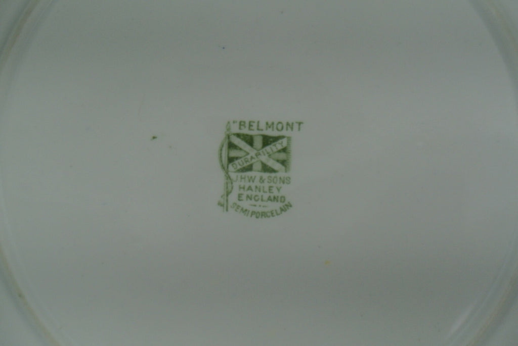 Set of 3 Antique Belmont J.H.W & Sons England Dinner Plates 'B'
