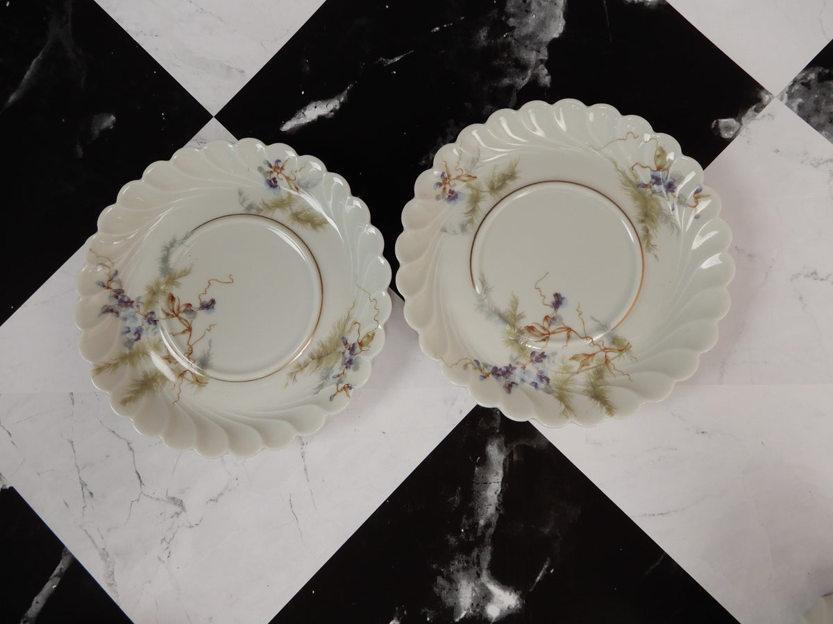 Vintage Haviland Limoges "Orsay" Made in France Set of Two Cups and Saucers