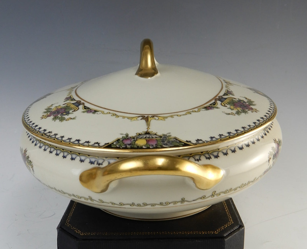 Vintage 1920 Noritake China Ivory "Colonade" Oval Vegetable Serving Bowl