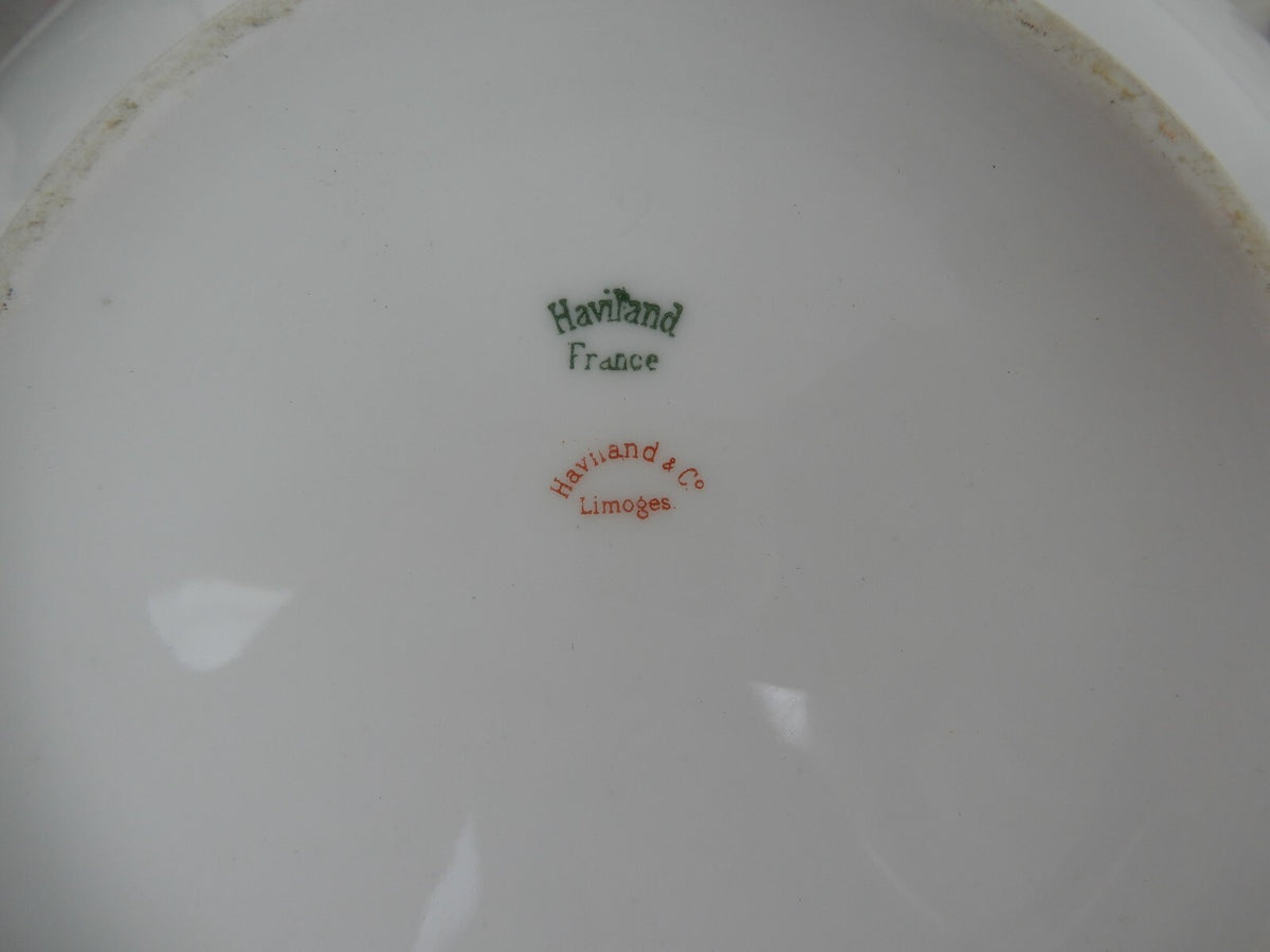 Vintage Haviland Limoges Schleiger 580 Pattern Lidded Vegetable Bowl