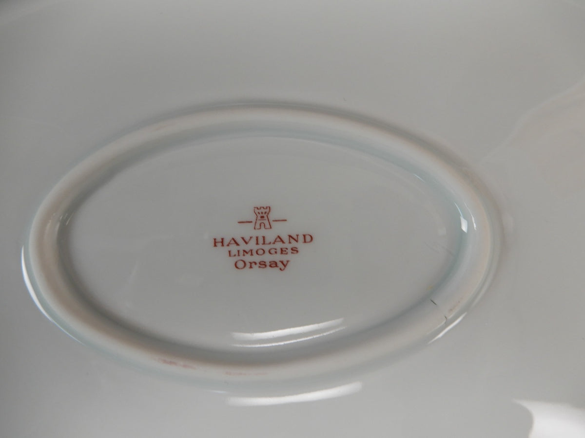 Vintage Haviland Limoges "Orsay" Made in France 15-3/4" Platter &Two Oval Bowls