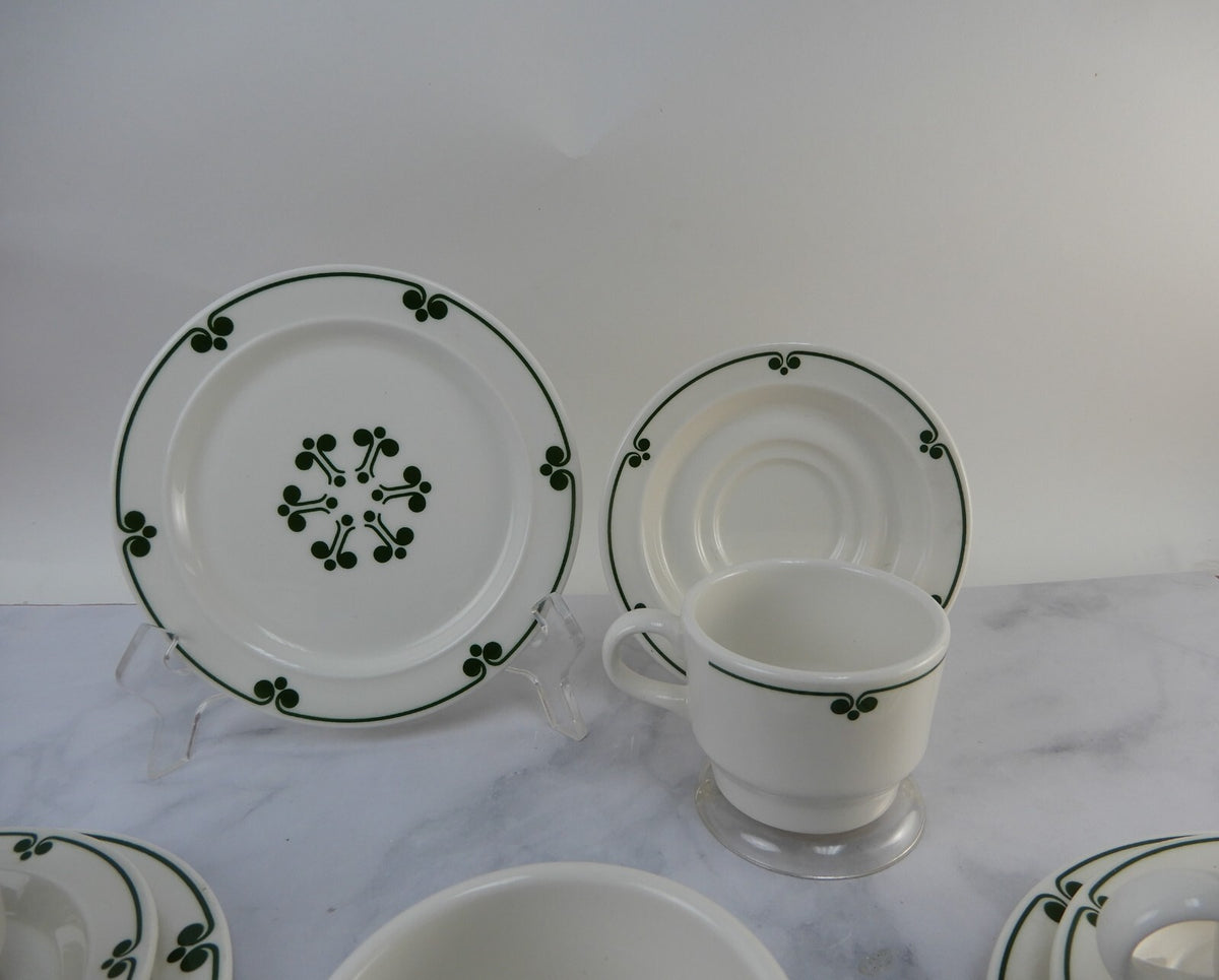 Vintage Shenango China Ware New Castle, Pa Set of 4 Cups,4 Saucers,4 Plates