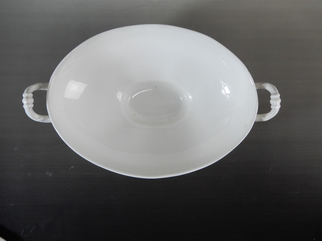 Antique Johnson Brothers White Ironstone Tureen Tariff mark 1913-1930
