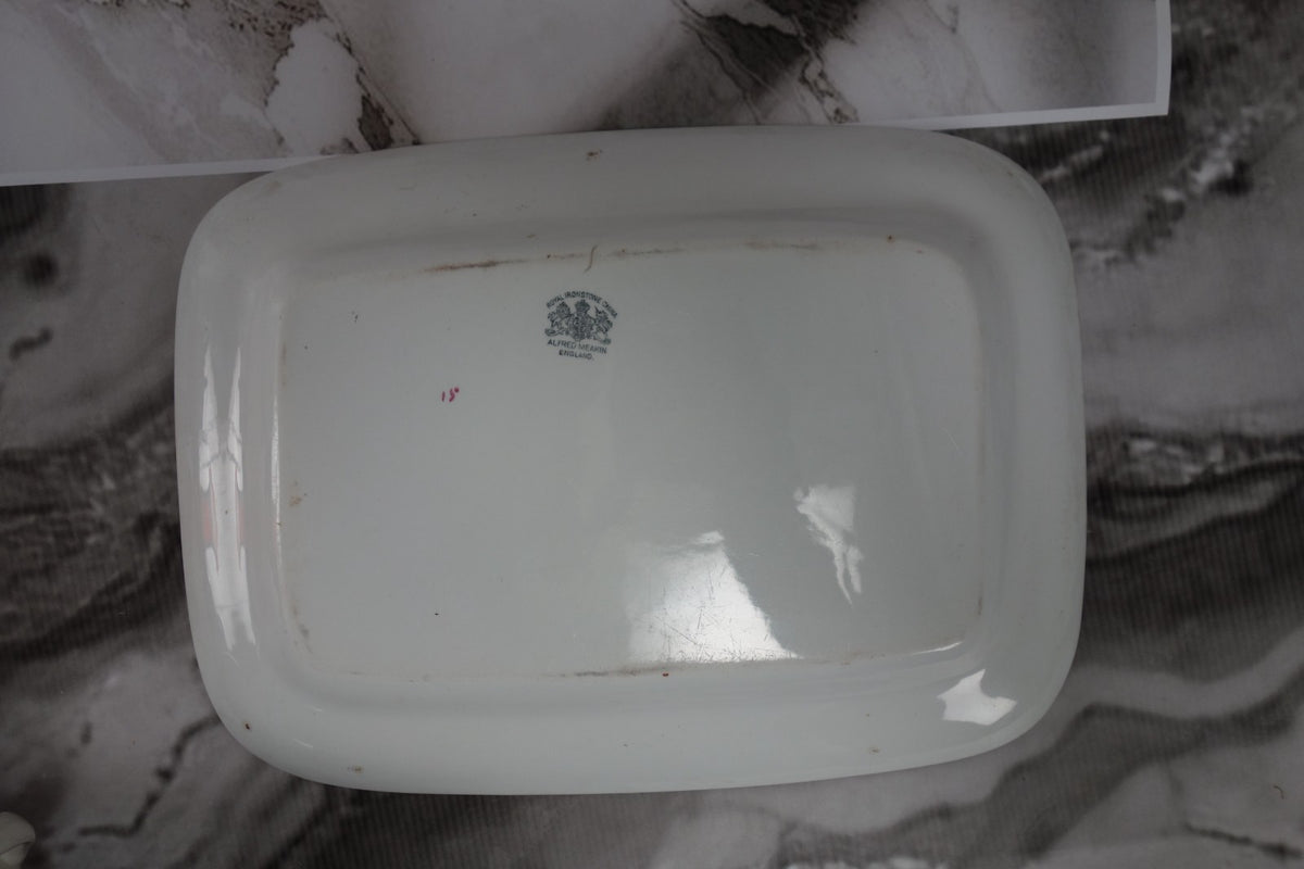 Antique Royal Ironstone China Alfred Meakin, England 15-3/4" Platter