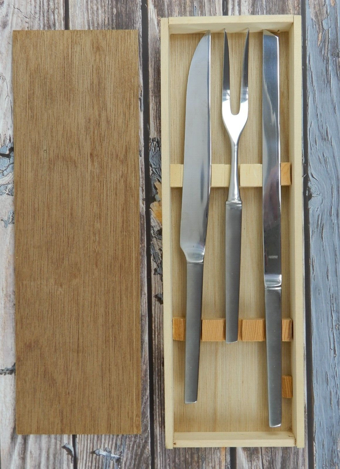 Arthur Salm Imported Austrian Swordmakers Stainless 3 Piece Carving Set (No 306)