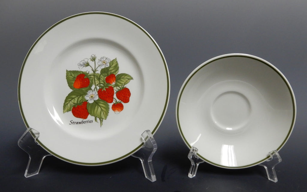 Staffordshire Gardens Tiffany&Co. by Johnson Brothers Plate and Saucer