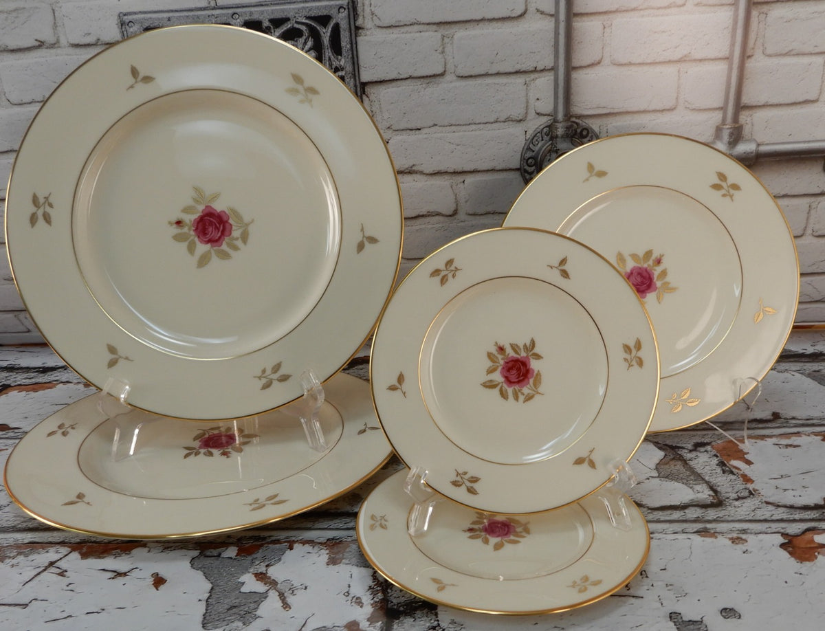 ~5 Replacement Plates Lenox Rhodora P471 Pattern Dinner,Salad,B/B Plates