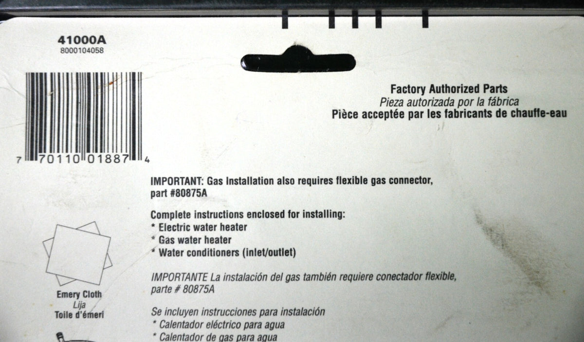 FITSALL 41000A Universal Installation Kit (For Water Heater)