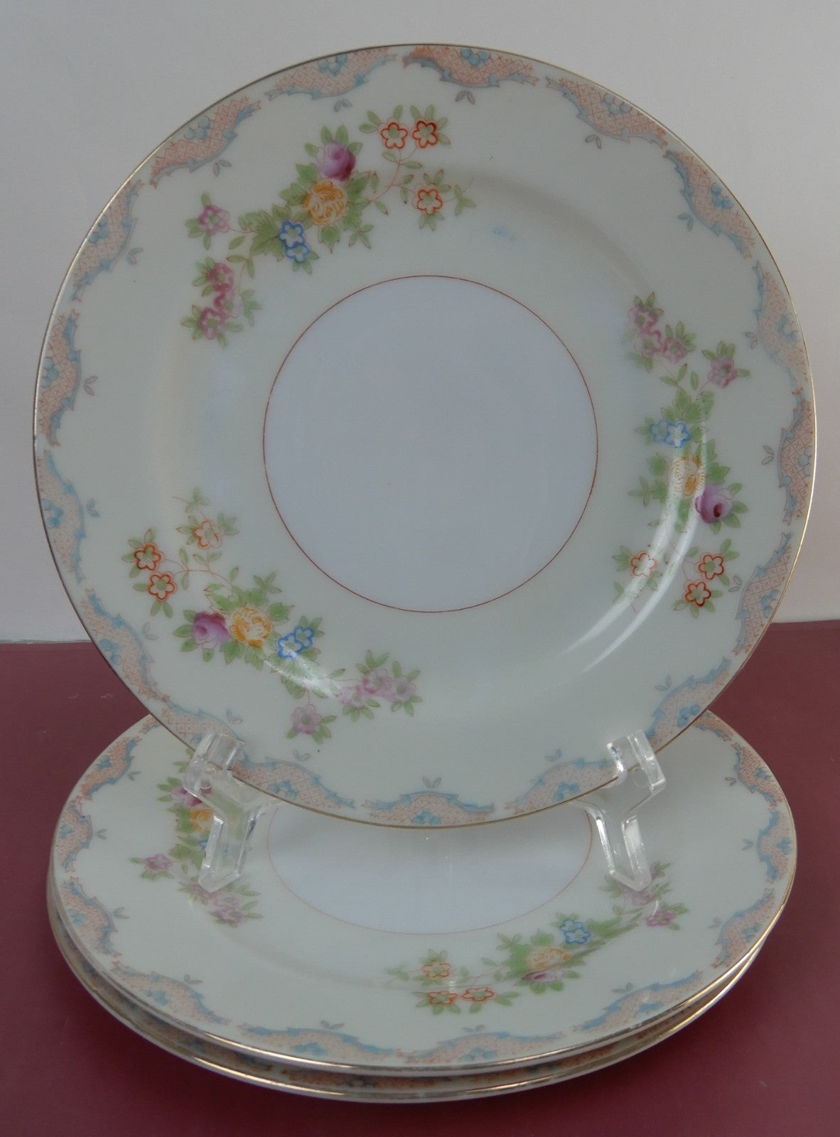 Vintage Set of 5 "Mayfair China" Made in Japan Salad Plates