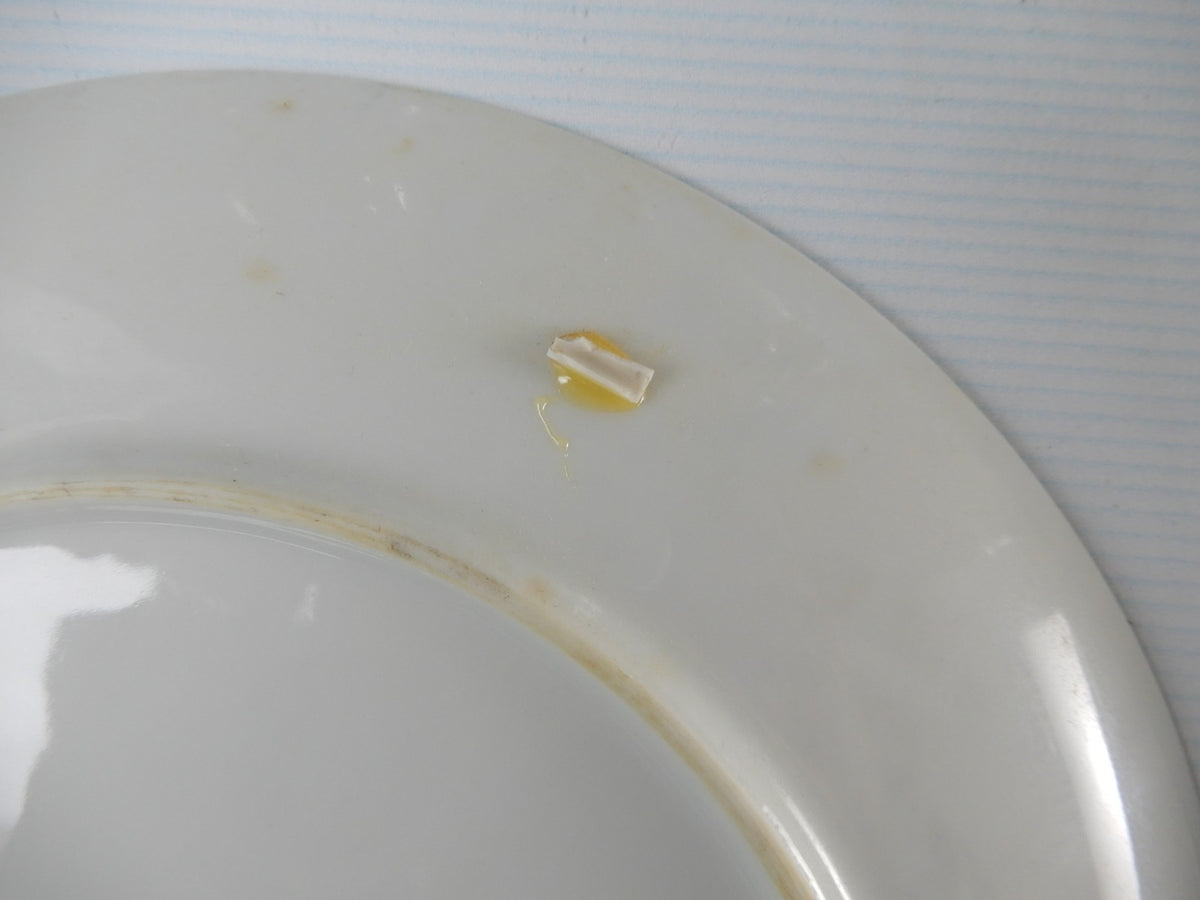 Set of 3 Lefton China Decorative Floral Plate Hand Painted Gold Rim SL 1283 (B)
